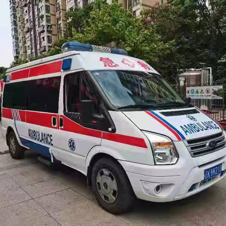 庐江长途救护车护送病人返乡